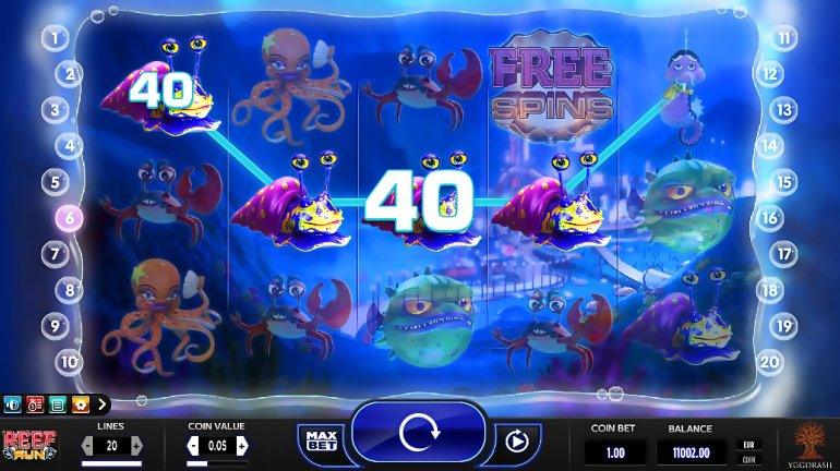 Игровой автомат Reef Run