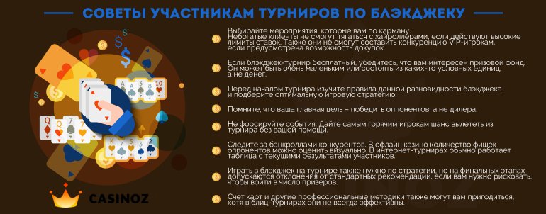 как выигрывать на турнирах казино по блэкджеку