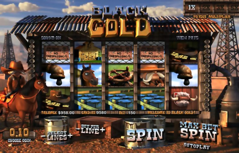 Игровой автомат Black Gold Черное золото