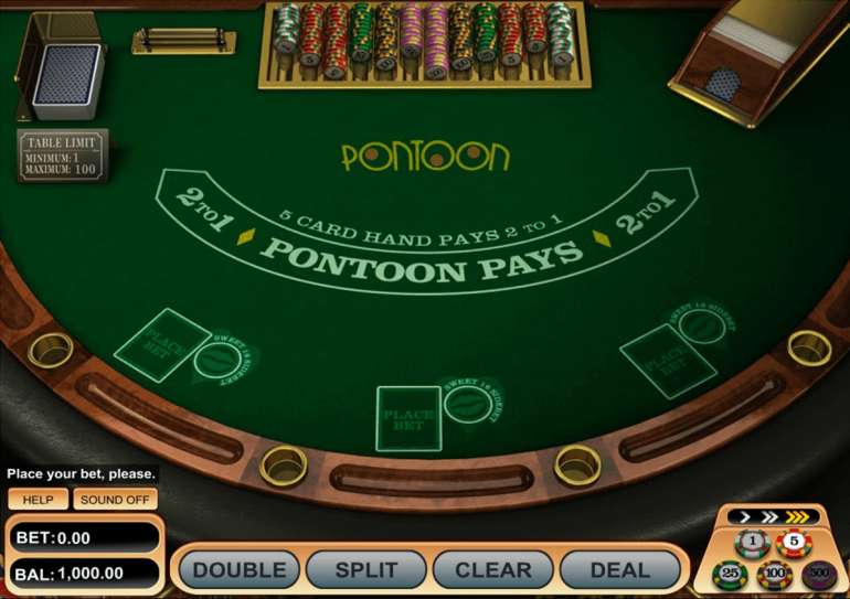 Игра Понтун от Бетсофт в Понтун Pontoon Betsoft в Pontoon