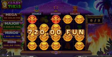 3 Crazy Tikis: Выигрыши