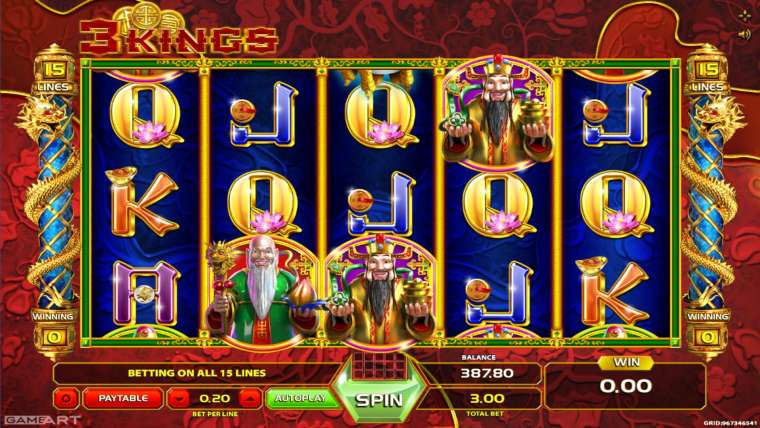 Видео покер 3 Kings демо-игра