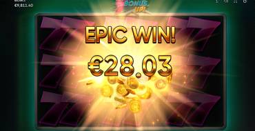 7 Bonus Up: Выигрыши