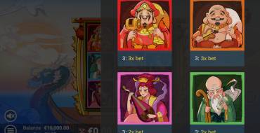7 Lucky Gods: Таблица выплат