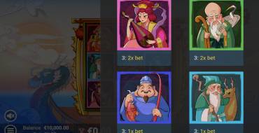 7 Lucky Gods: Таблица выплат