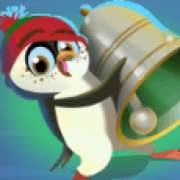 Символ Пингвин с колокольчиком в Holly Jolly Penguins