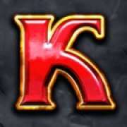 Символ K в Merlins Revenge Megaways