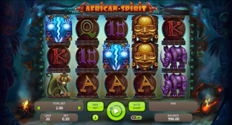 Видео покер African Spirit демо-игра