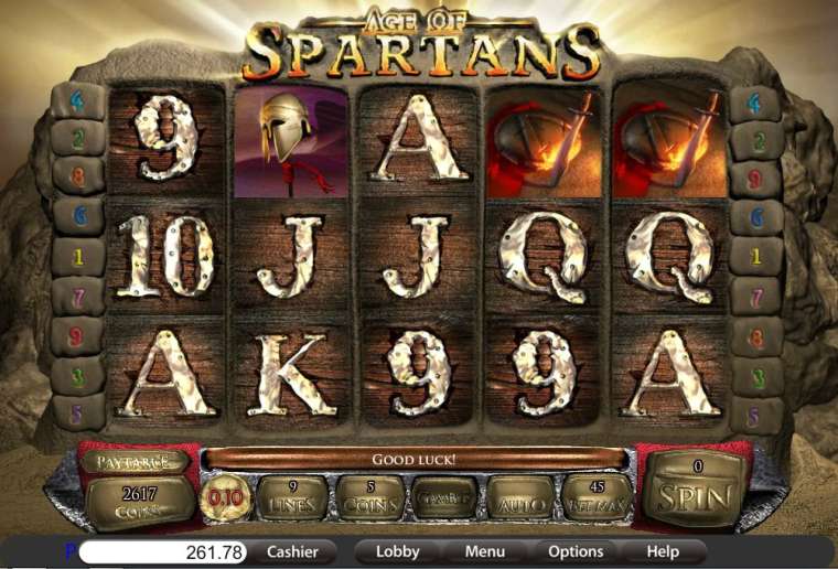 Онлайн слот Age of Spartans играть