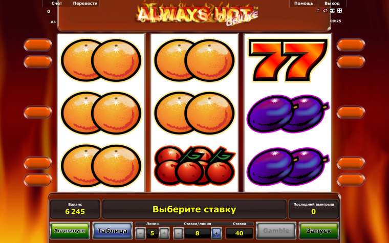 Онлайн слот Always Hot Deluxe играть