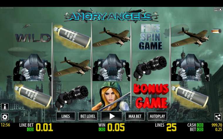 Видео покер Angry Angels демо-игра