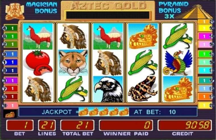 Видео покер Aztec Gold демо-игра