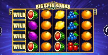 Big Spin Bonus: Игровой автомат
