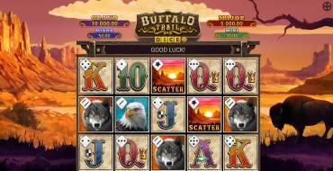 Buffalo Trail Dice: Игровой автомат