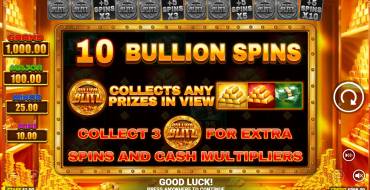 Bullion Blitz: Фриспины и/или респины