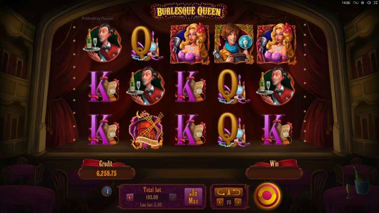 Видео покер Burlesque Queen демо-игра