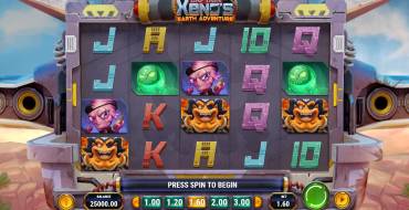 Captain Xenos Earth Adventure: Игровой автомат