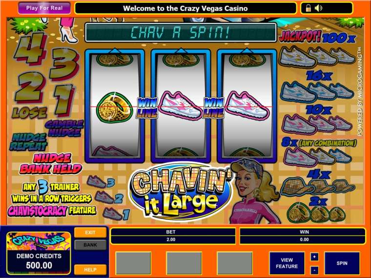 Видео покер Chavin’ it large демо-игра