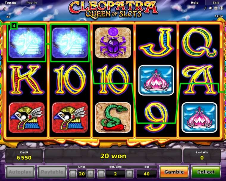 Онлайн слот Cleopatra – Queen of Slots играть