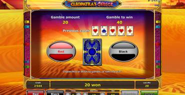 Cleopatra’s Choice: Игра по шансам