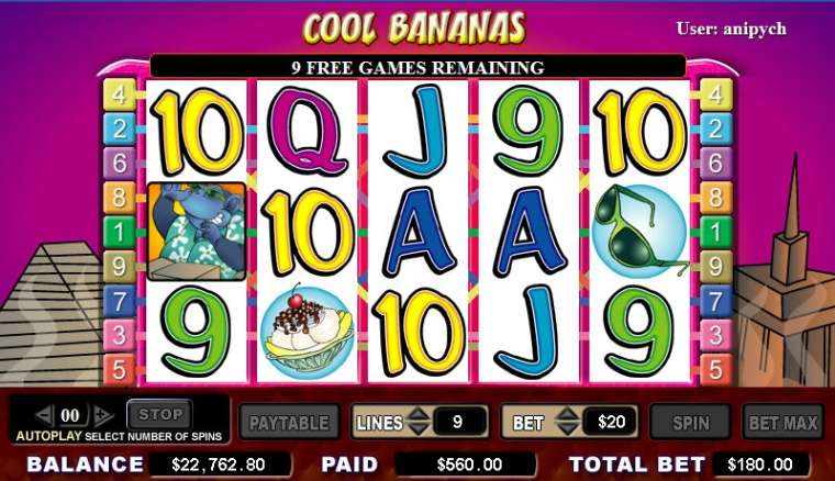 Видео покер Cool Bananas демо-игра