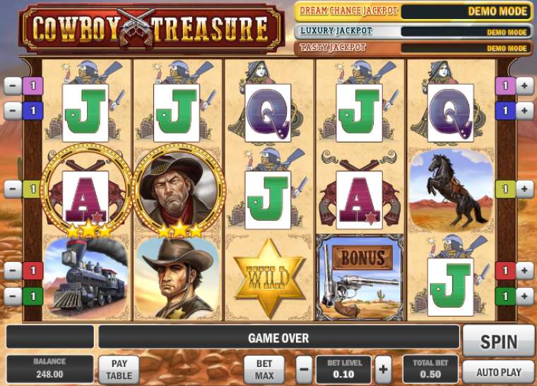 Видео покер Cowboy Treasure демо-игра