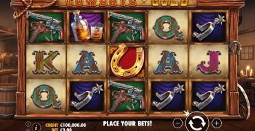 Cowboy's Gold: Игровой автомат