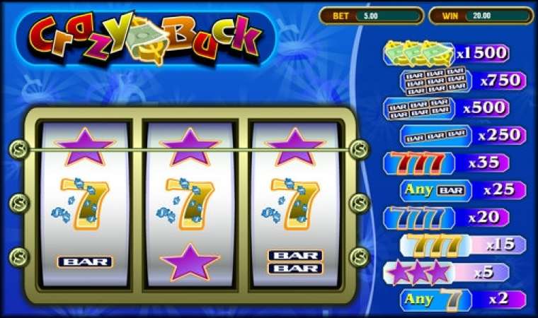 Видео покер Crazy Buck демо-игра
