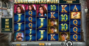 Curse of the Werewolf: Megaways: Выигрыши