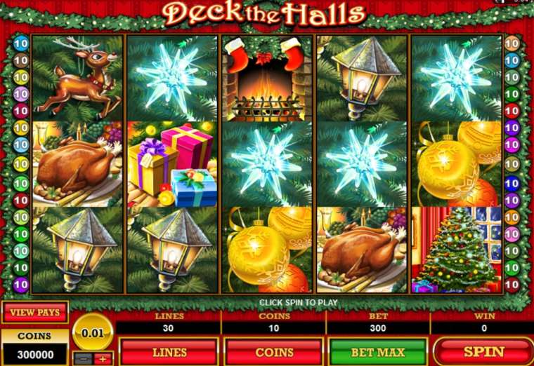 Онлайн слот Deck the Halls играть