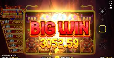 Devil's Diamond Rush: Выигрыши