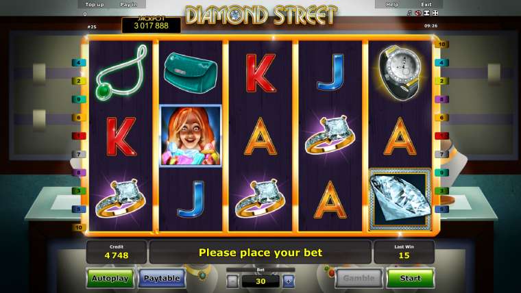 Онлайн слот Diamond Street играть