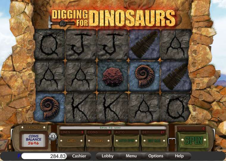 Видео покер Digging for Dinosaurs демо-игра