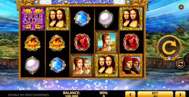 Double Da Vinci Diamonds: Игровой автомат