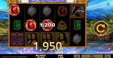 Double Da Vinci Diamonds: Выигрыши