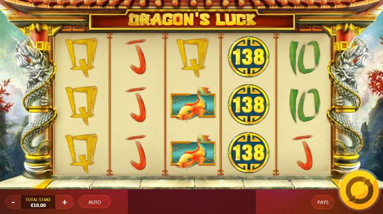 Онлайн слот Dragon’s Luck играть