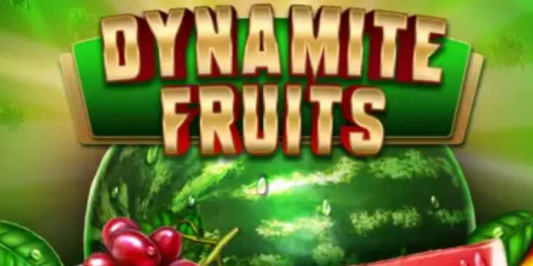 Видео покер Dynamite Fruits Deluxe демо-игра