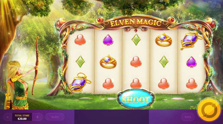 Видео покер Elven Magic демо-игра