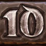 Символ 10 в Dragons Clusterbuster
