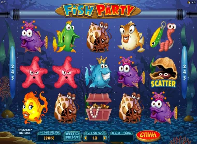 Онлайн слот Fish Party играть