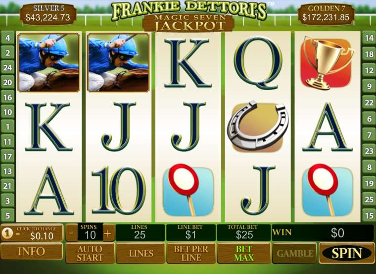 Видео покер Frankie Dettori’s Magic Seven Jackpot демо-игра