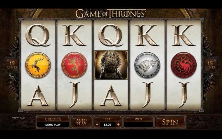 Видео покер Game of Thrones демо-игра