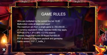 Genie Jackpots Wishmaker Jackpot King: Правила