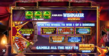 Genie Jackpots Wishmaker Jackpot King: Фриспины и/или респины