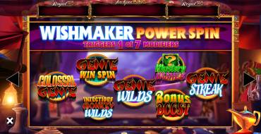 Genie Jackpots Wishmaker Jackpot King: Уникальные функции