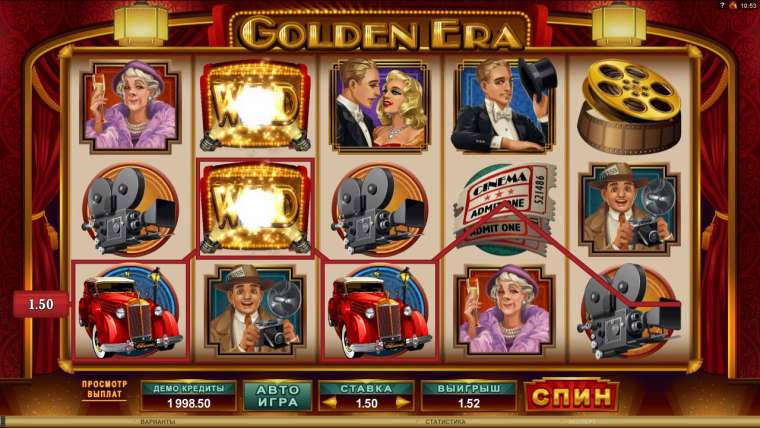 Видео покер Golden Era демо-игра