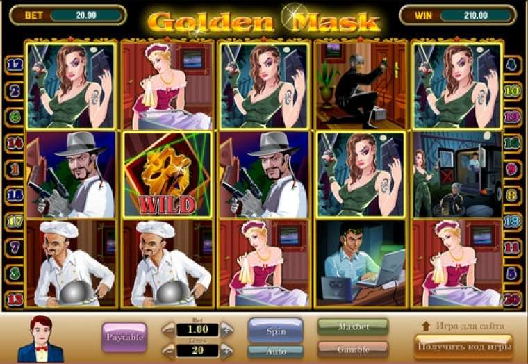 Онлайн слот Golden Mask играть