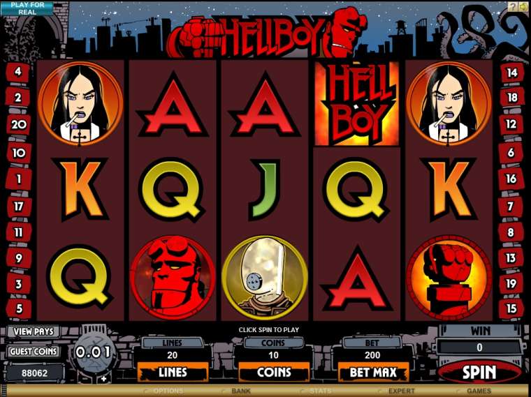 Видео покер Hellboy демо-игра