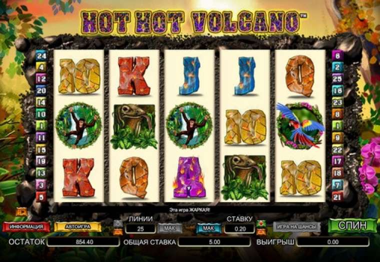 Видео покер Hot Hot Volcano демо-игра