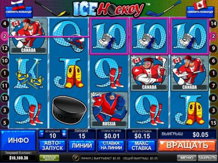 Онлайн слот Ice Hockey играть